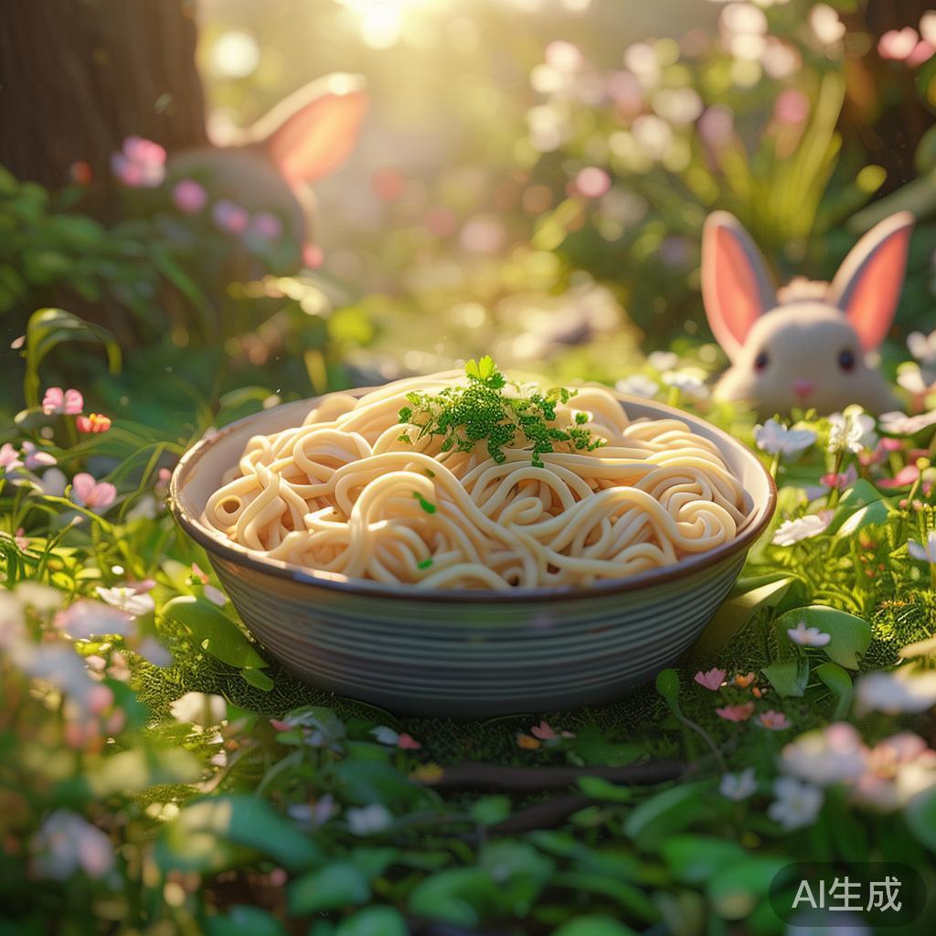 春日软萌面条菜卡通图片