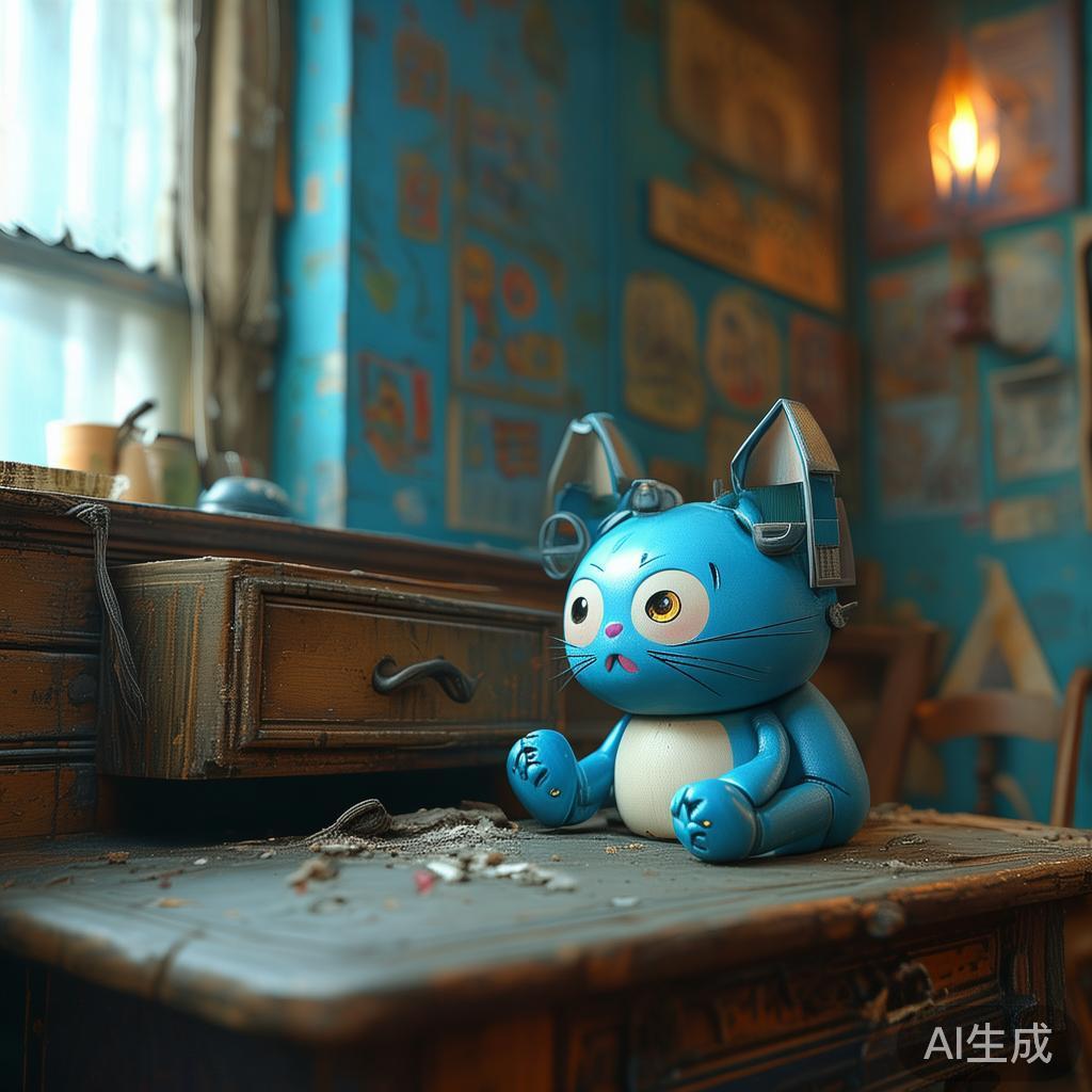 哆啦a梦图片：空抽屉的旧时光