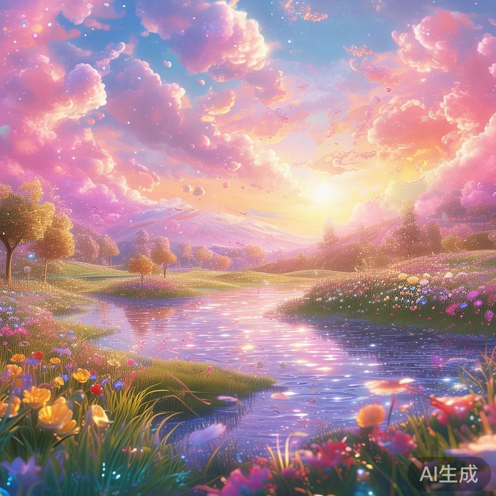 梦幻卡通唯美背景图片