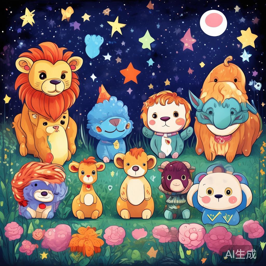 十二星座动漫暖萌图片