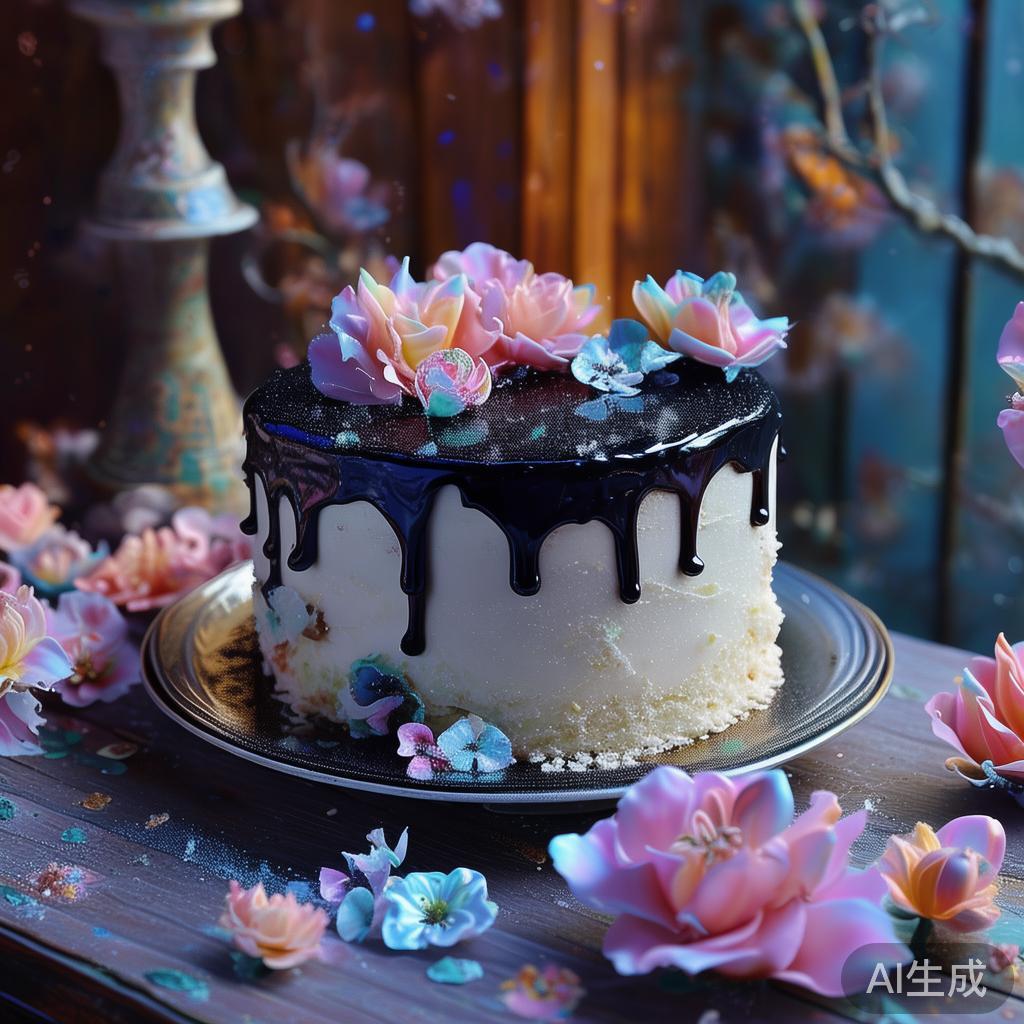 纯黑糖霜童话唯美图片