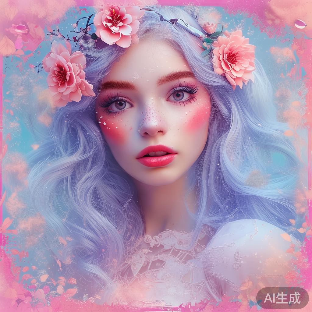 卡通素描西西美女艺术照图片