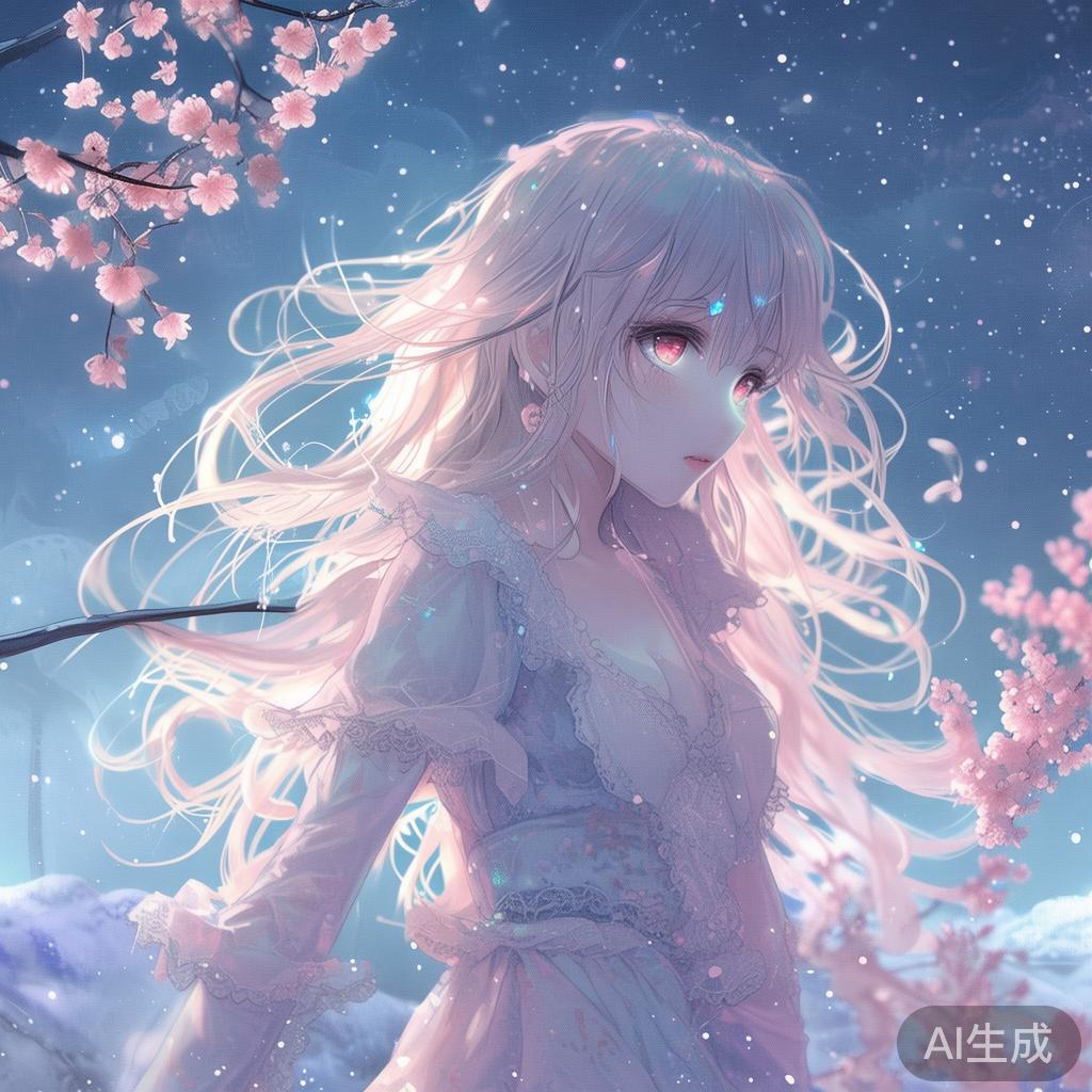 动漫萝莉残影泪光图片