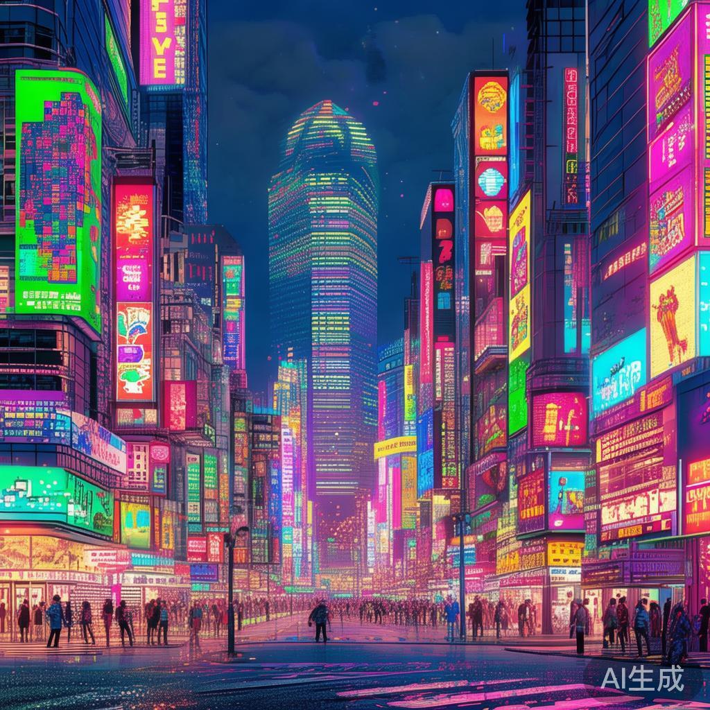 像素霓虹装修图片大全