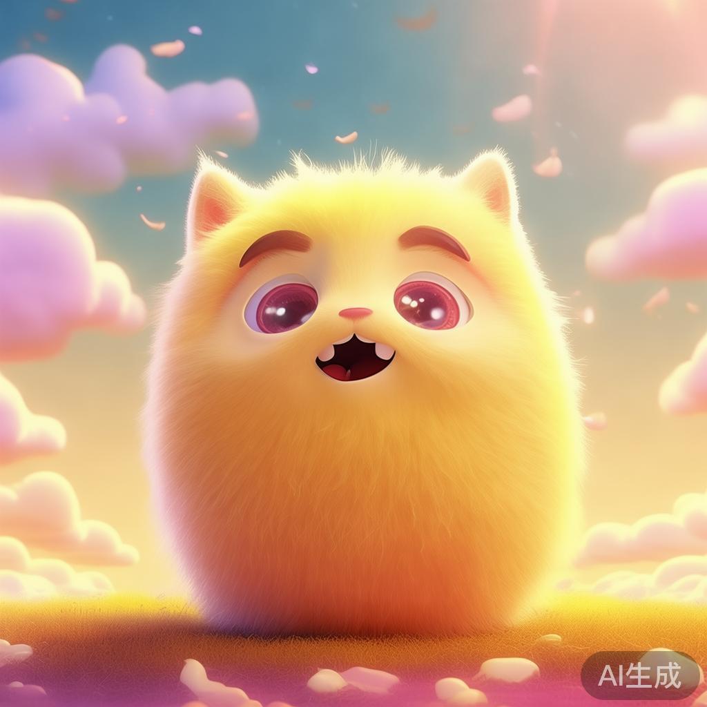 黄色卡通搞笑图片：唯美萌趣笑颜定格