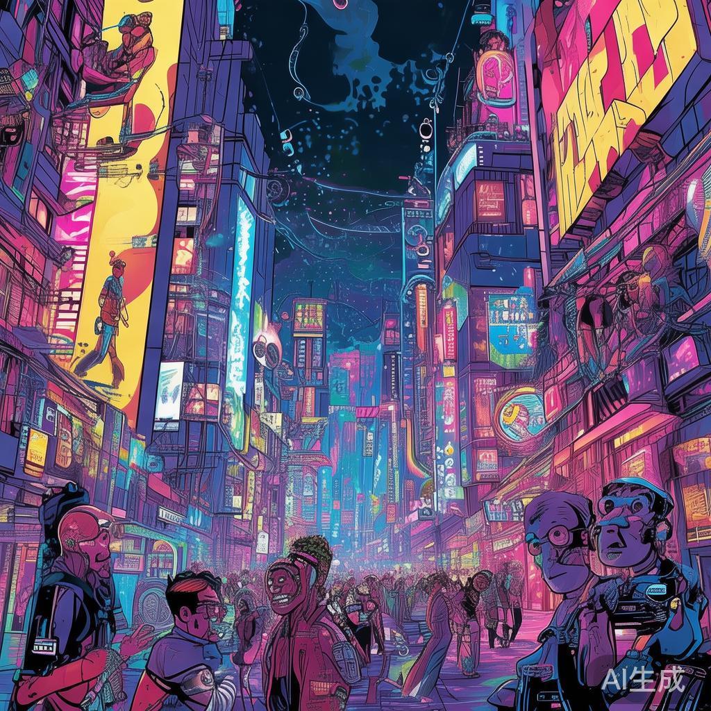 赛博霓虹全球gif搞笑图片