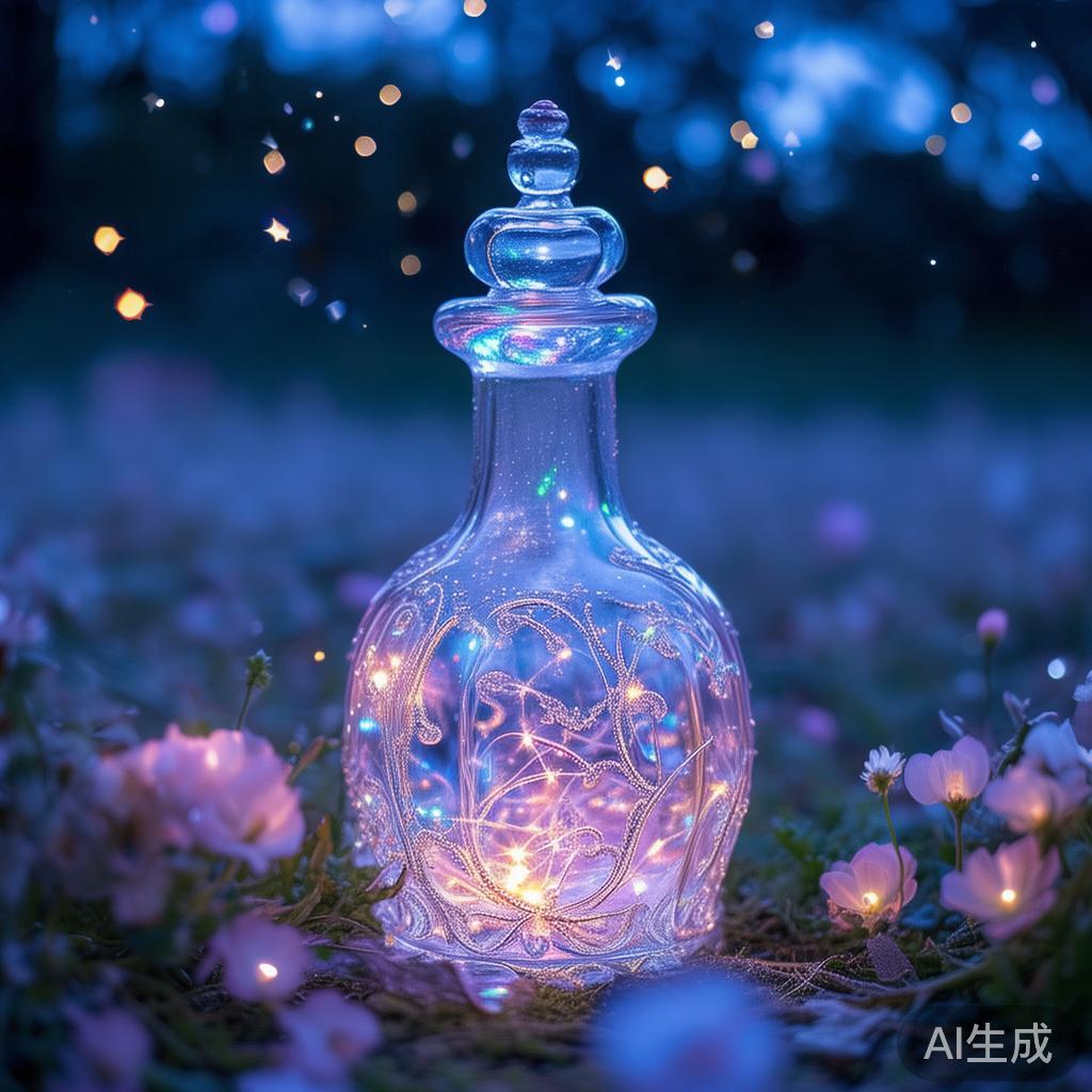 童话星梦许愿瓶唯美图片