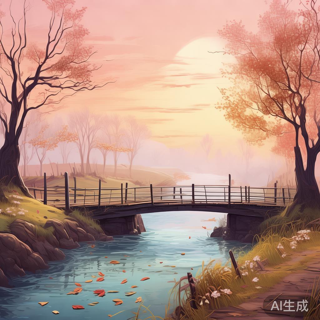 qq头像卡通伤感风景图片：旧景微凉
