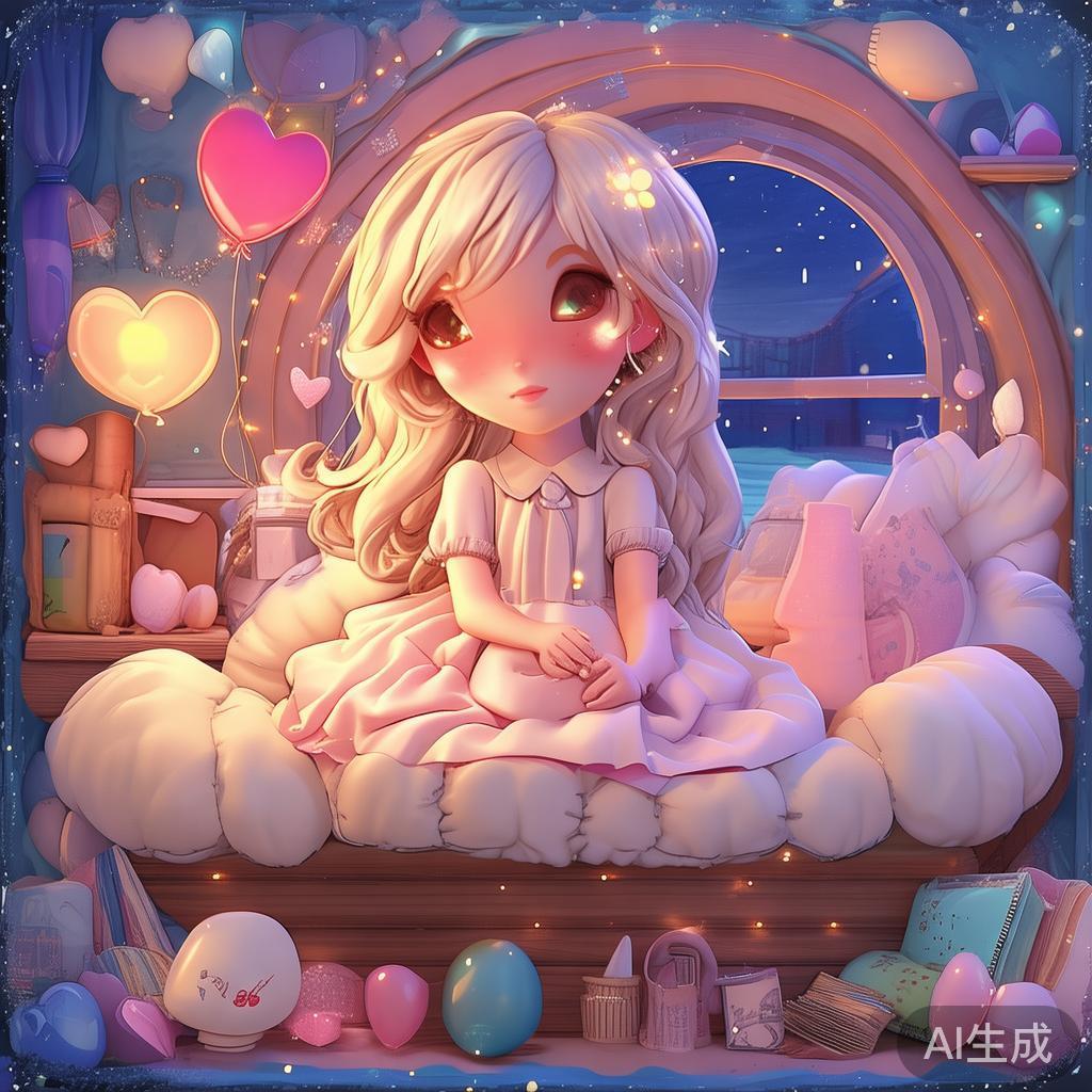 卡通甜美女图·梦幻论坛小窝
