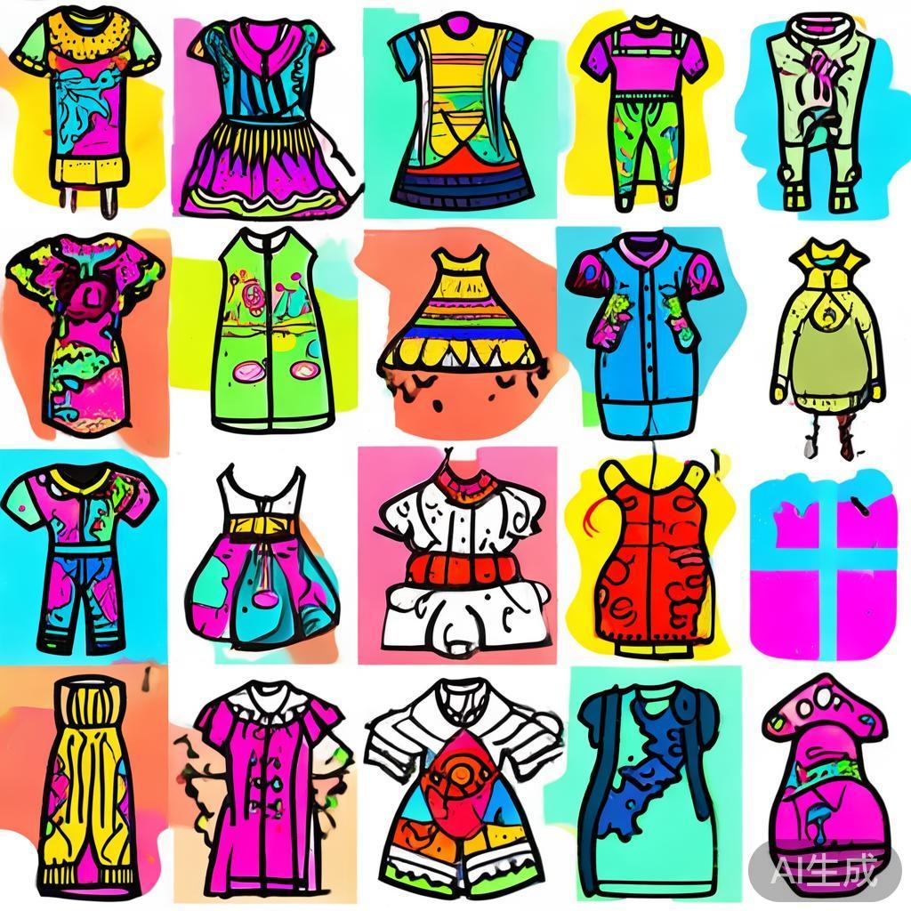 卡通素描衣服图片大全