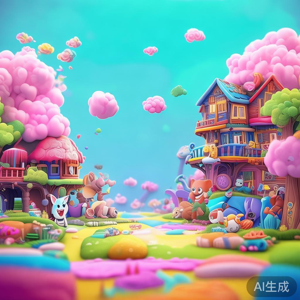 卡通图片桌面场景图