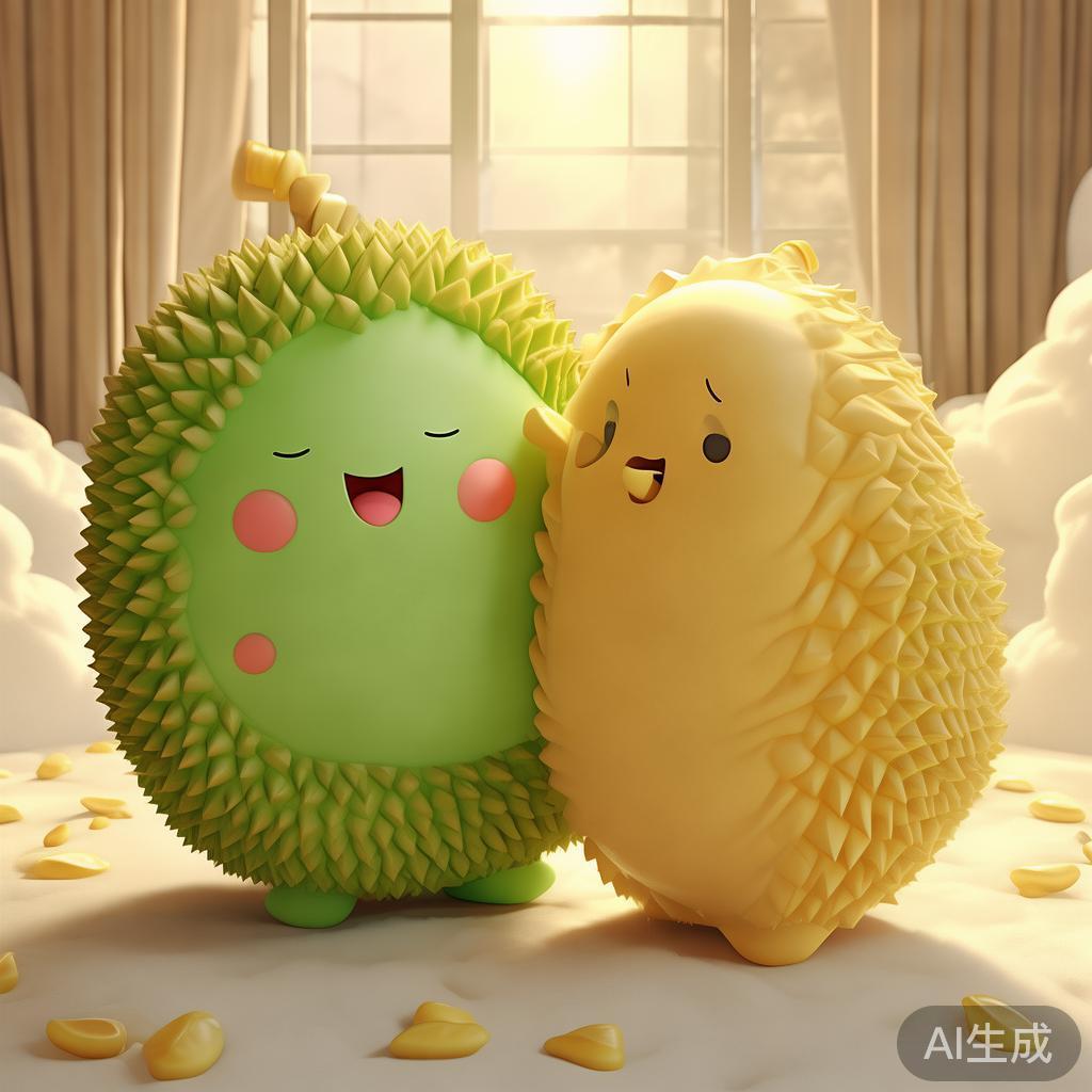 软fufu榴莲抱抱图片
