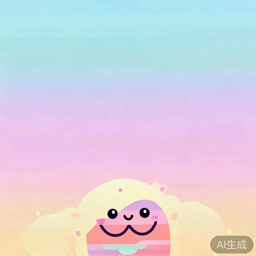 萌系简单背景图片