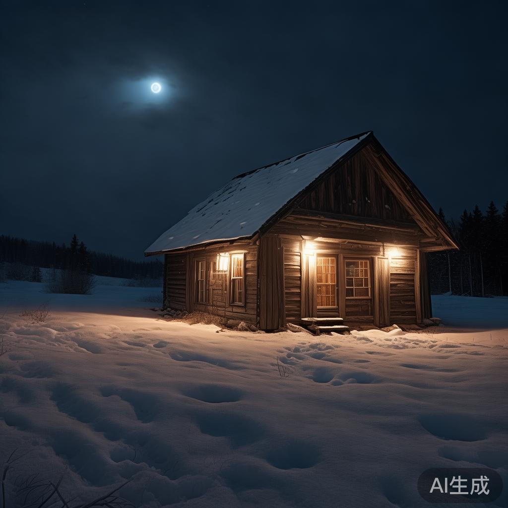 暖光小屋的落寞图片
