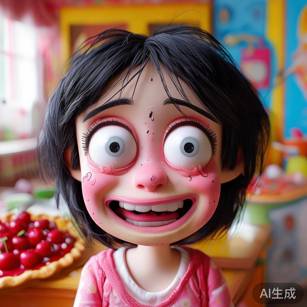 樱桃小丸子搞笑图片，笑到眼眶偷偷酸
