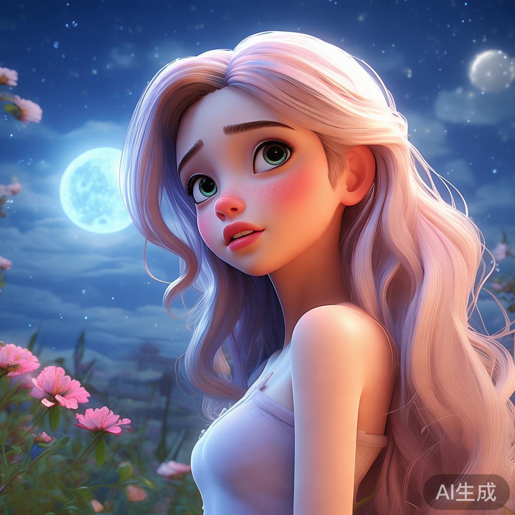 卡通美女高清图片，网站藏着的眼泪
