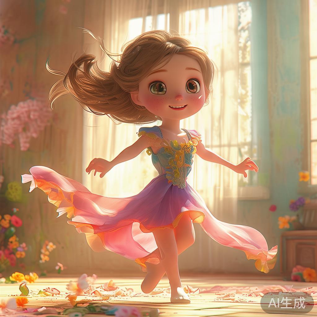 小舞手绘动漫暖心图片