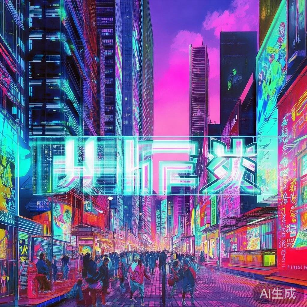 淘宝图片轮播：赛博霓虹背景图
