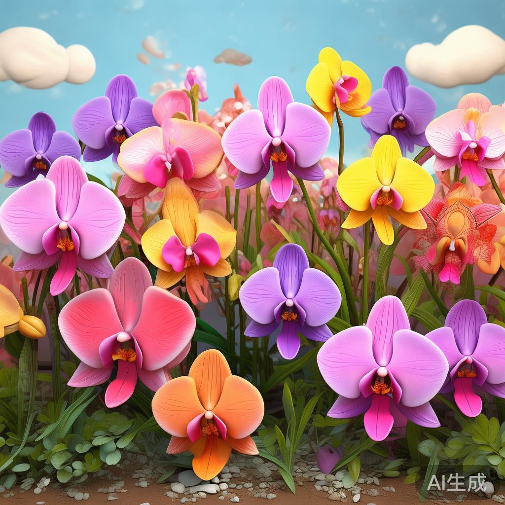 卡通兰花品种图片大全