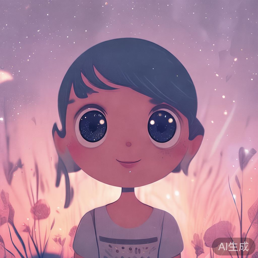 群图片头像：卡通头像的褪色角落