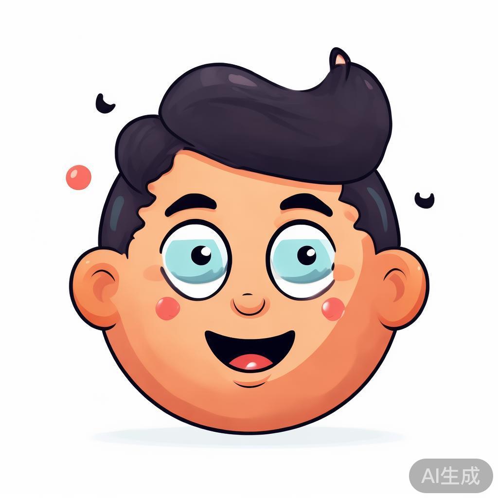 卡通素描客服头像图片