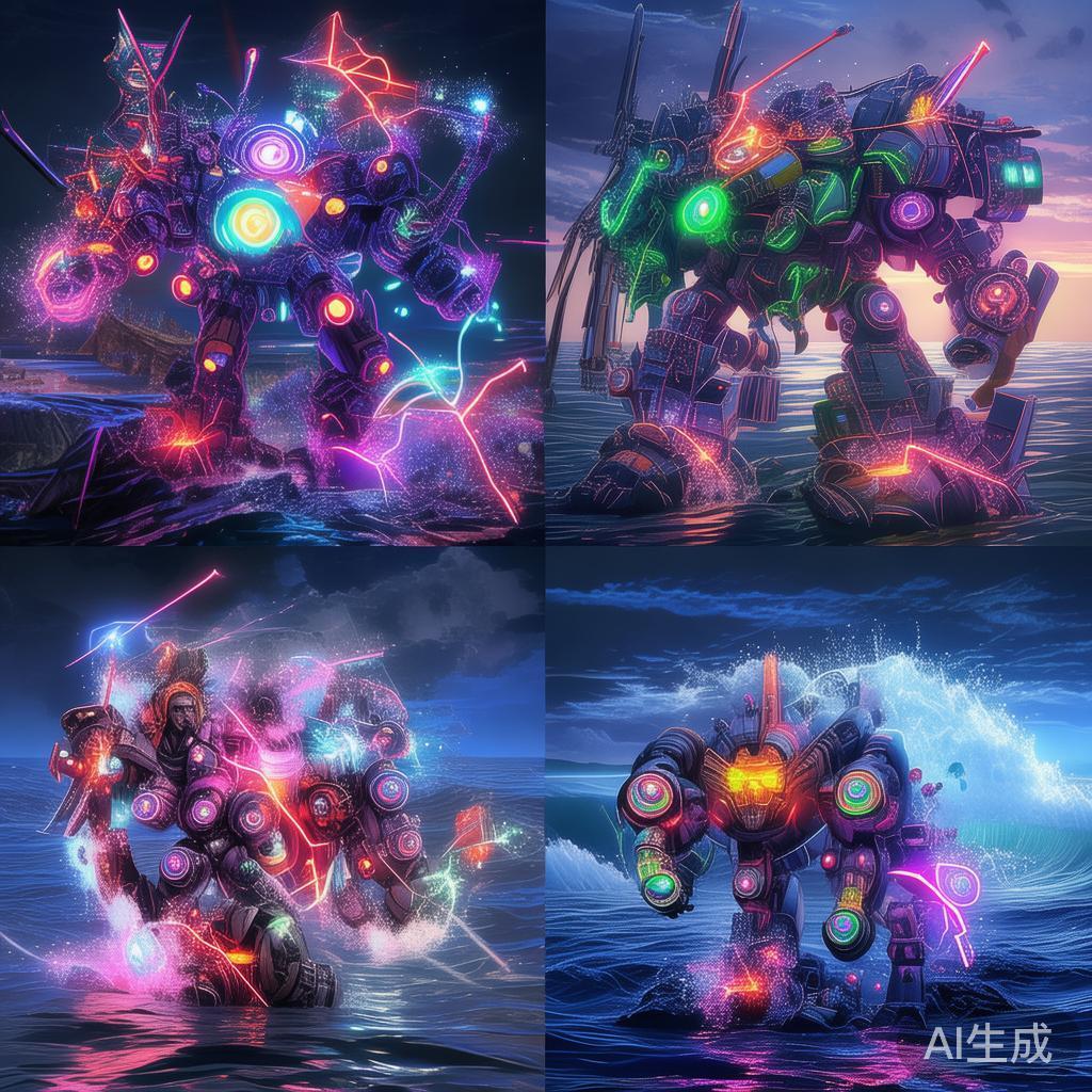 海贼王霓虹图鉴：机甲冒险图片集