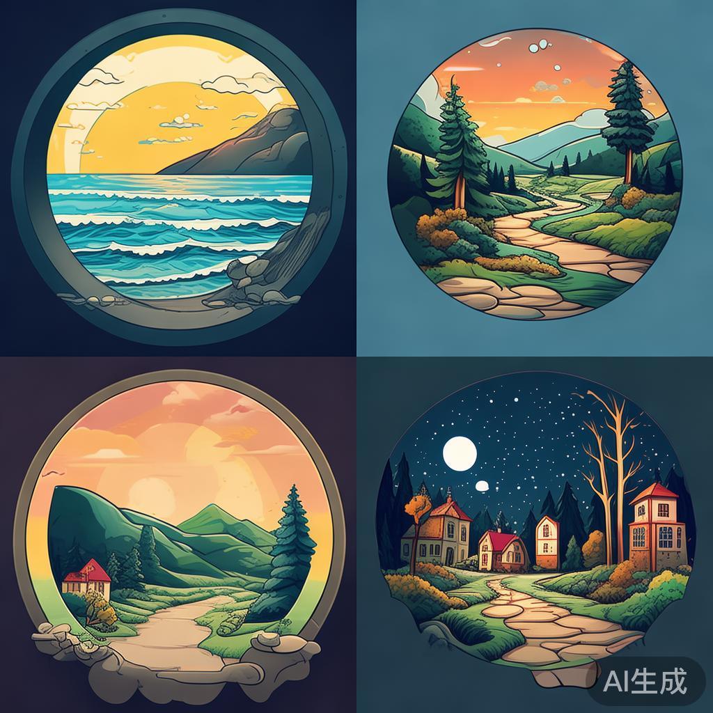 卡通温馨风景头像图片大全