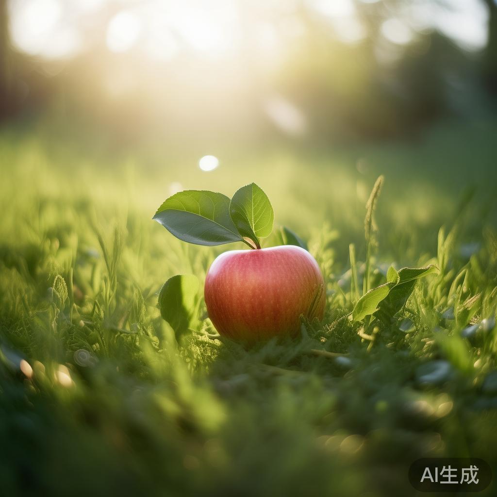 苹果螺悄悄蜷缩图片