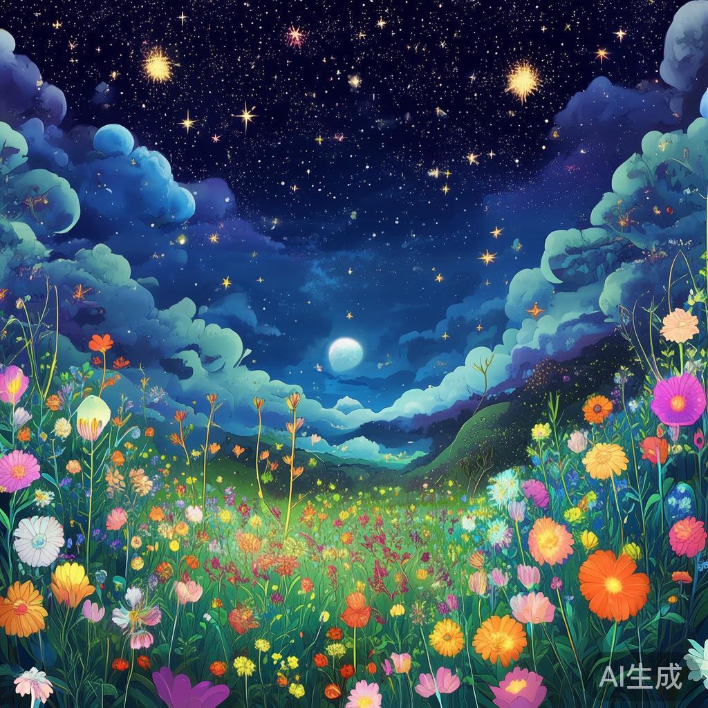 星光花语卡通动漫图片