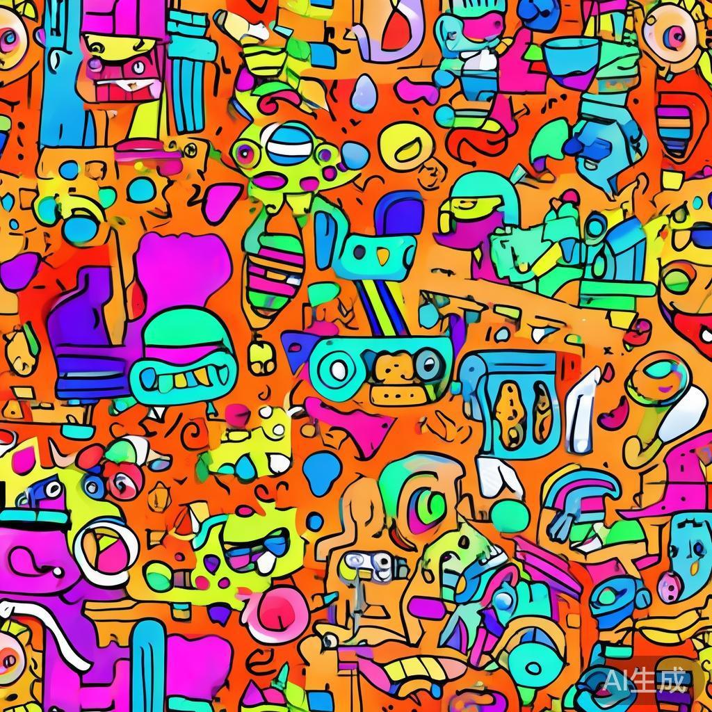 个性卡通素描背景图片壁纸