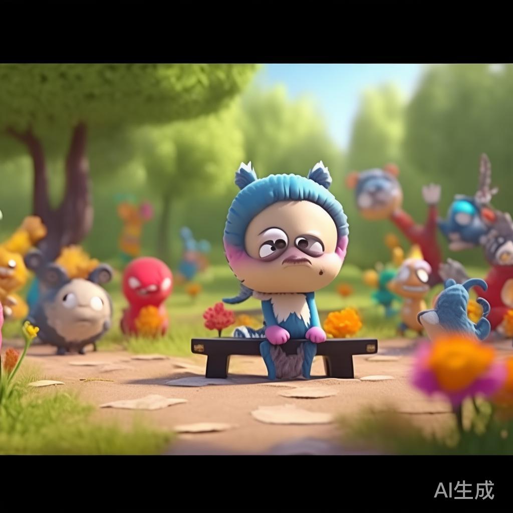 卡通伤感：动物搞笑图片的小失落