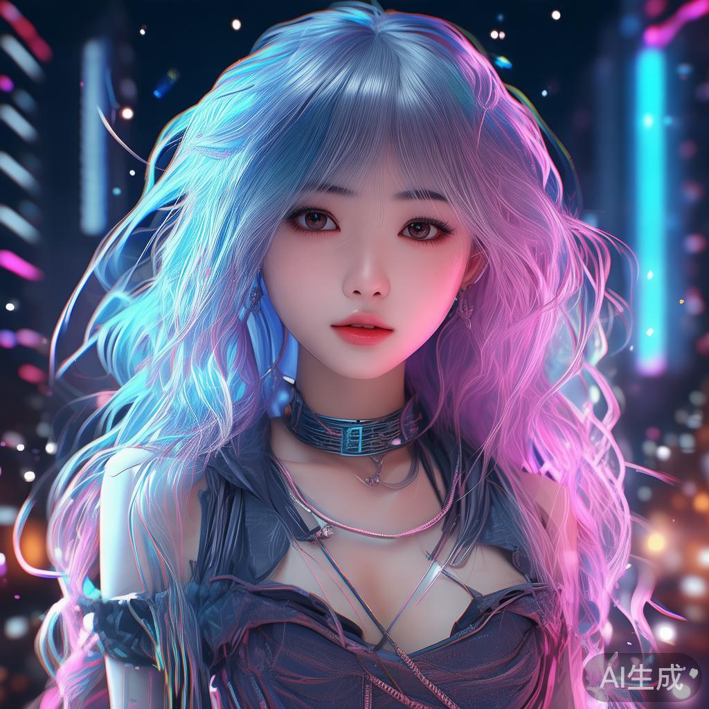 动漫风网络美女图片