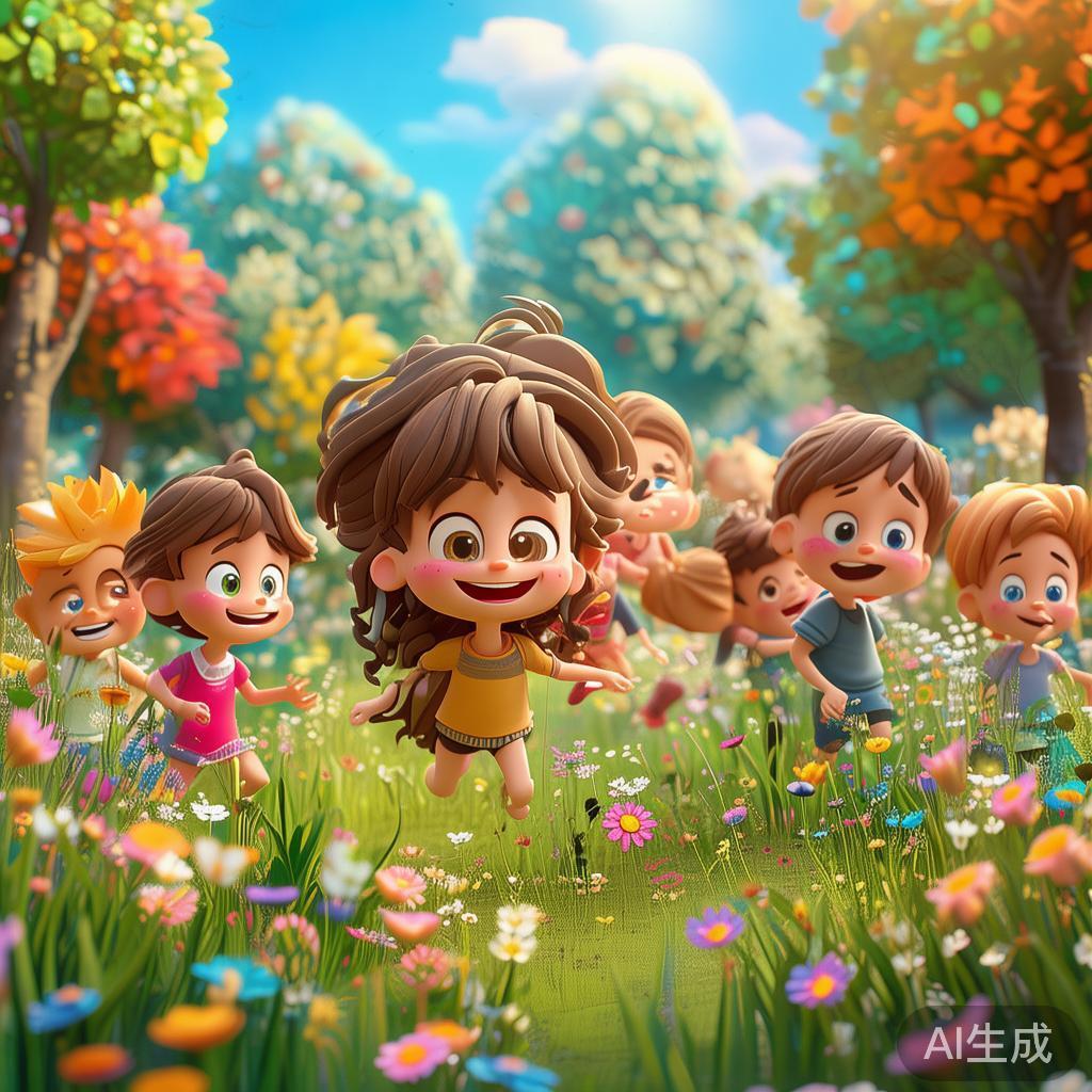 唯美卡通·清新可爱儿童图片