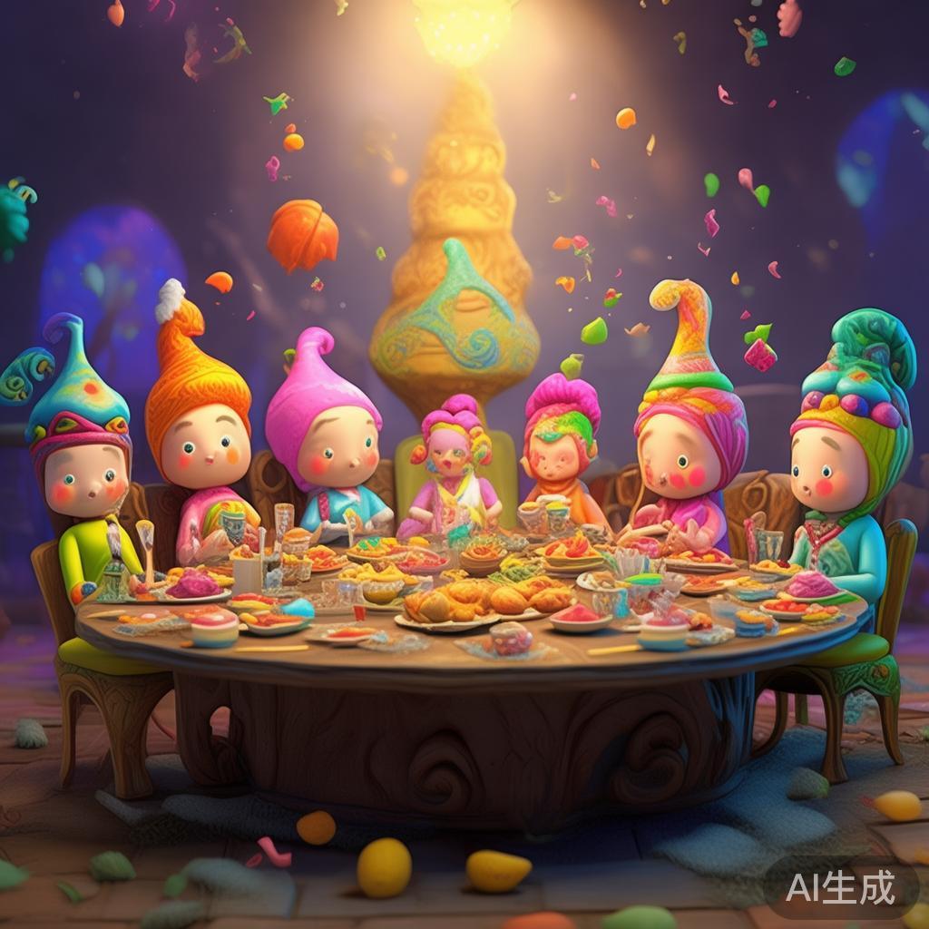 萌系吃饭图片童话集