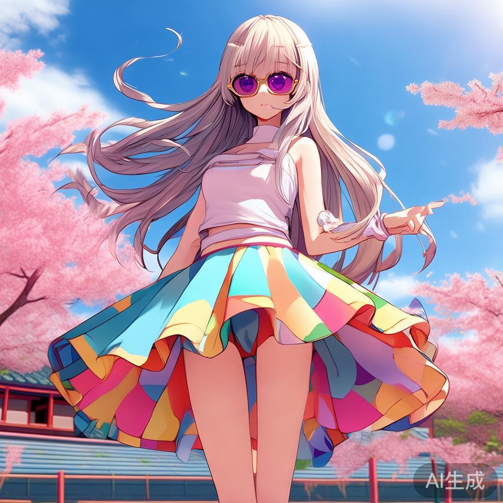 日系动漫风超短裙美少女图片
