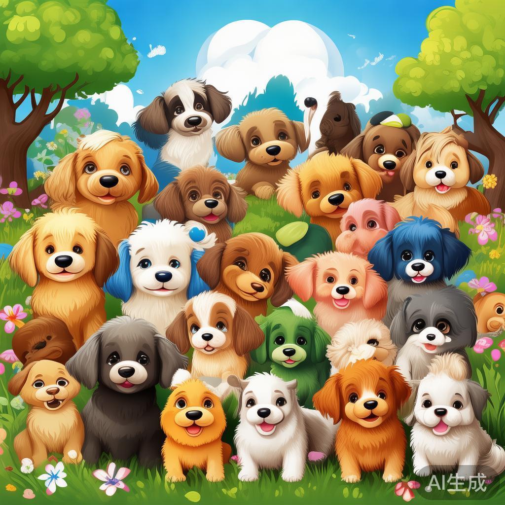 卡通可爱小狗图片大全