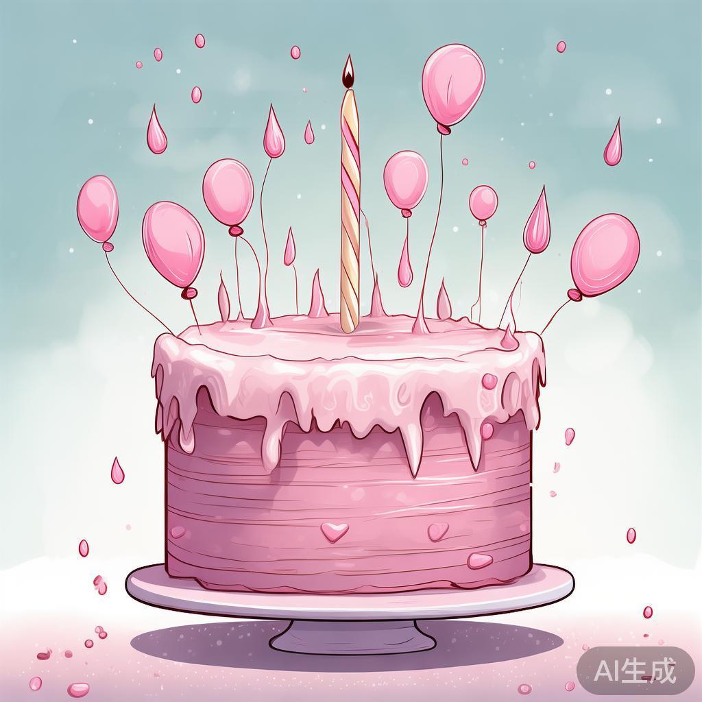 妈妈生日蛋糕图片2022新款，卡通伤感的念