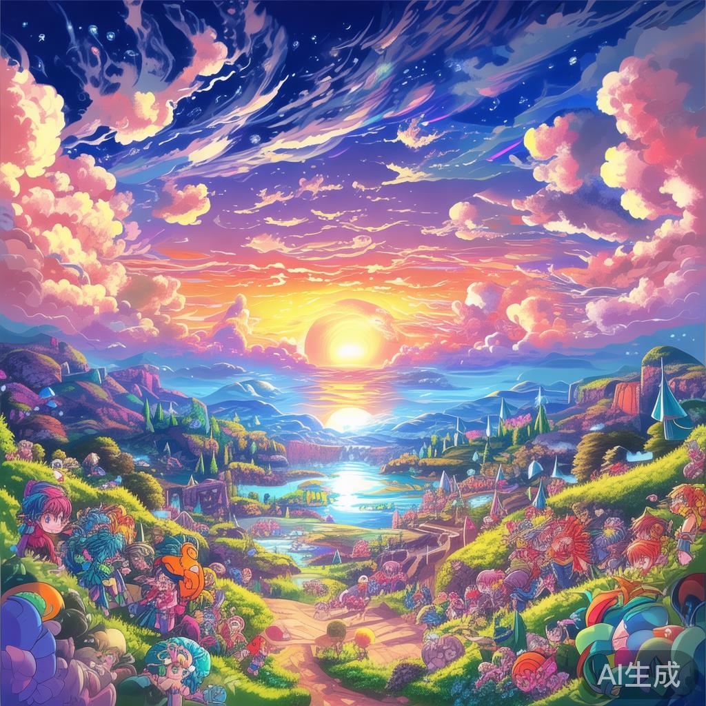 动漫风登陆界面背景图