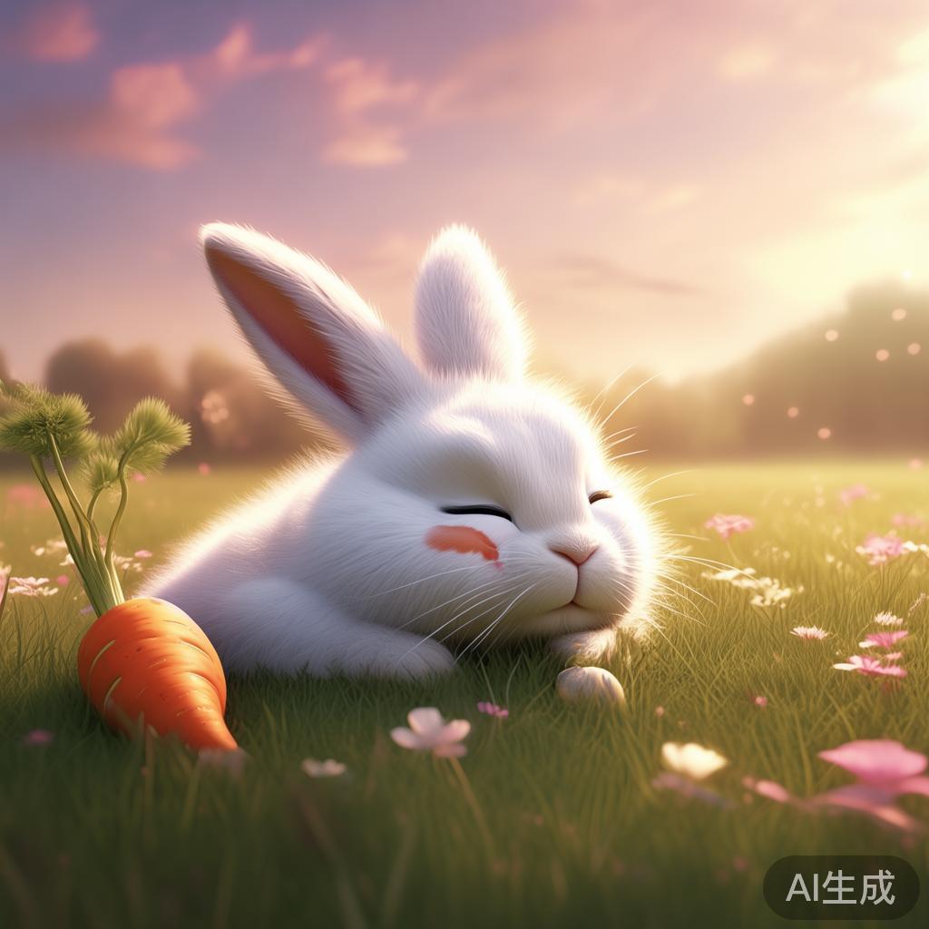 兔子图片：眼泪未干的胡萝卜梦