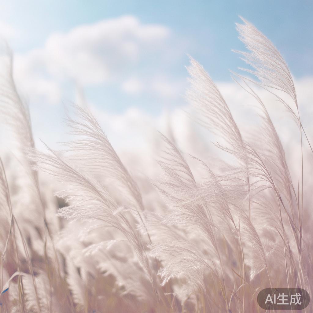 小芦苇花图片：风中的旧念轻飘