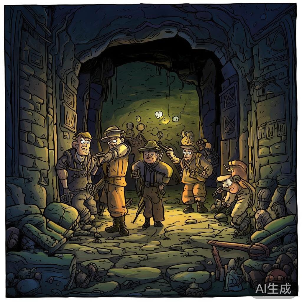 卡通素描风盗墓笔记漫画图片