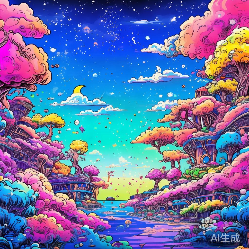 二次元动漫PPT背景图片