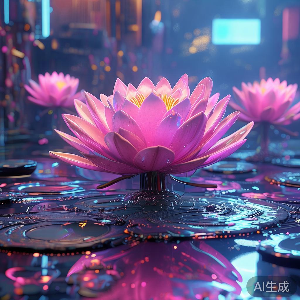 赛博水仙·霓虹萌系图片