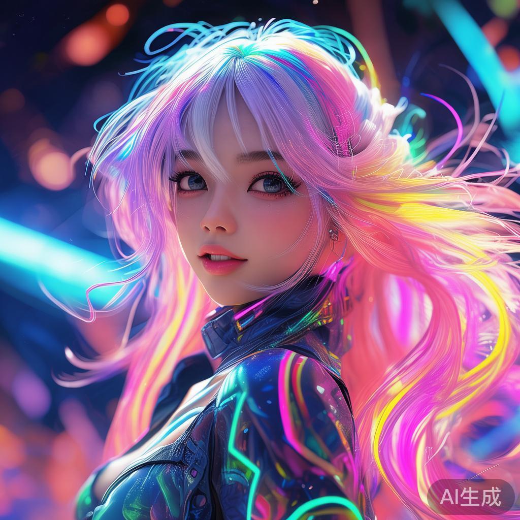二次元动态美女图片