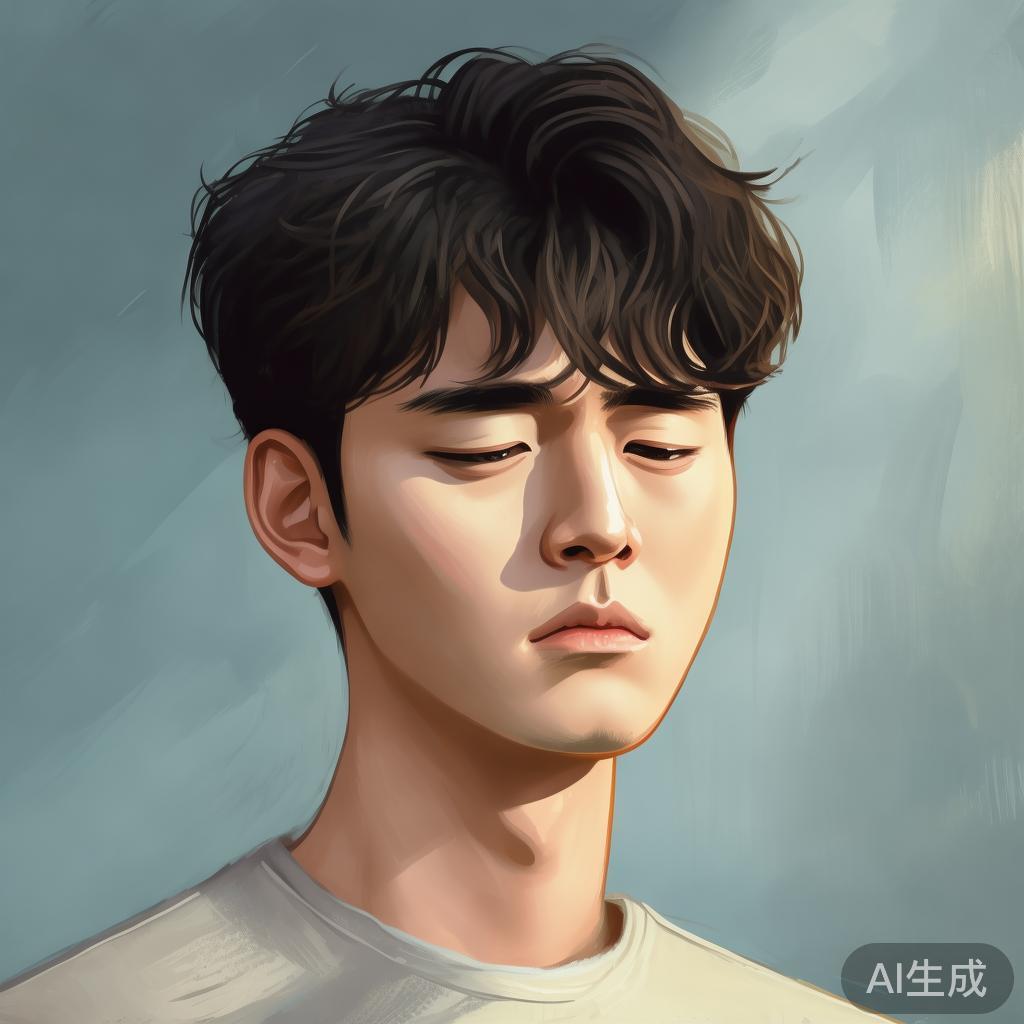 李钟硕图片：卡通落寞心事
