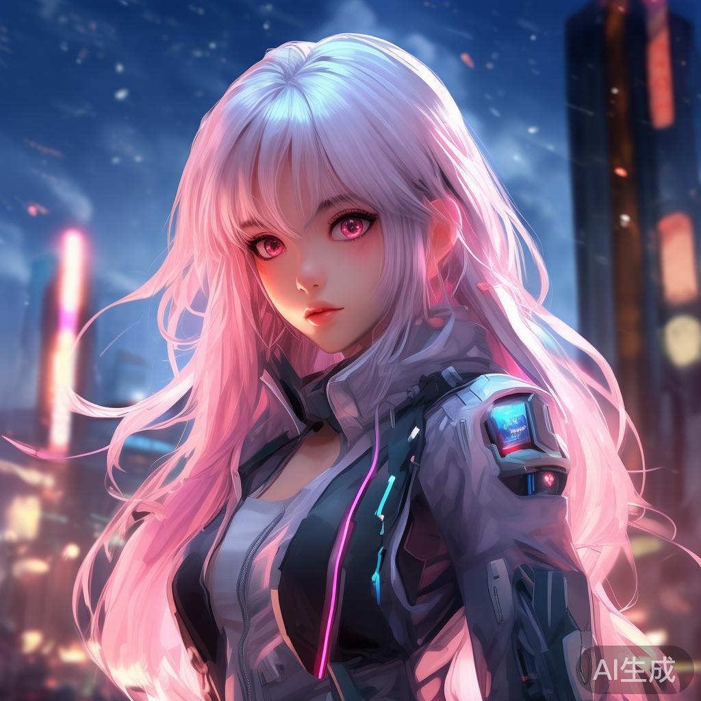 动漫美女图片素材
