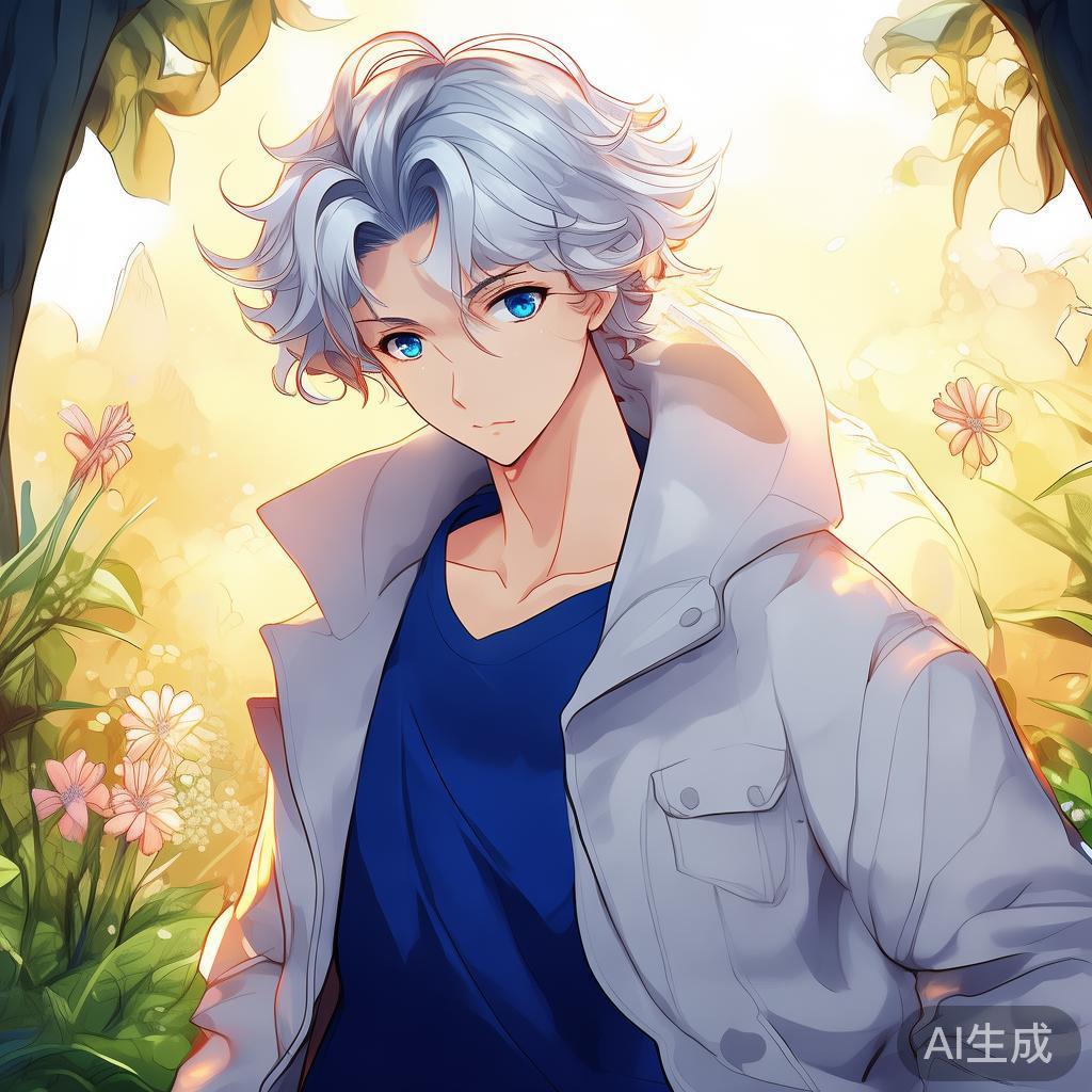 卡通唯美漫画人物图片：少年风
