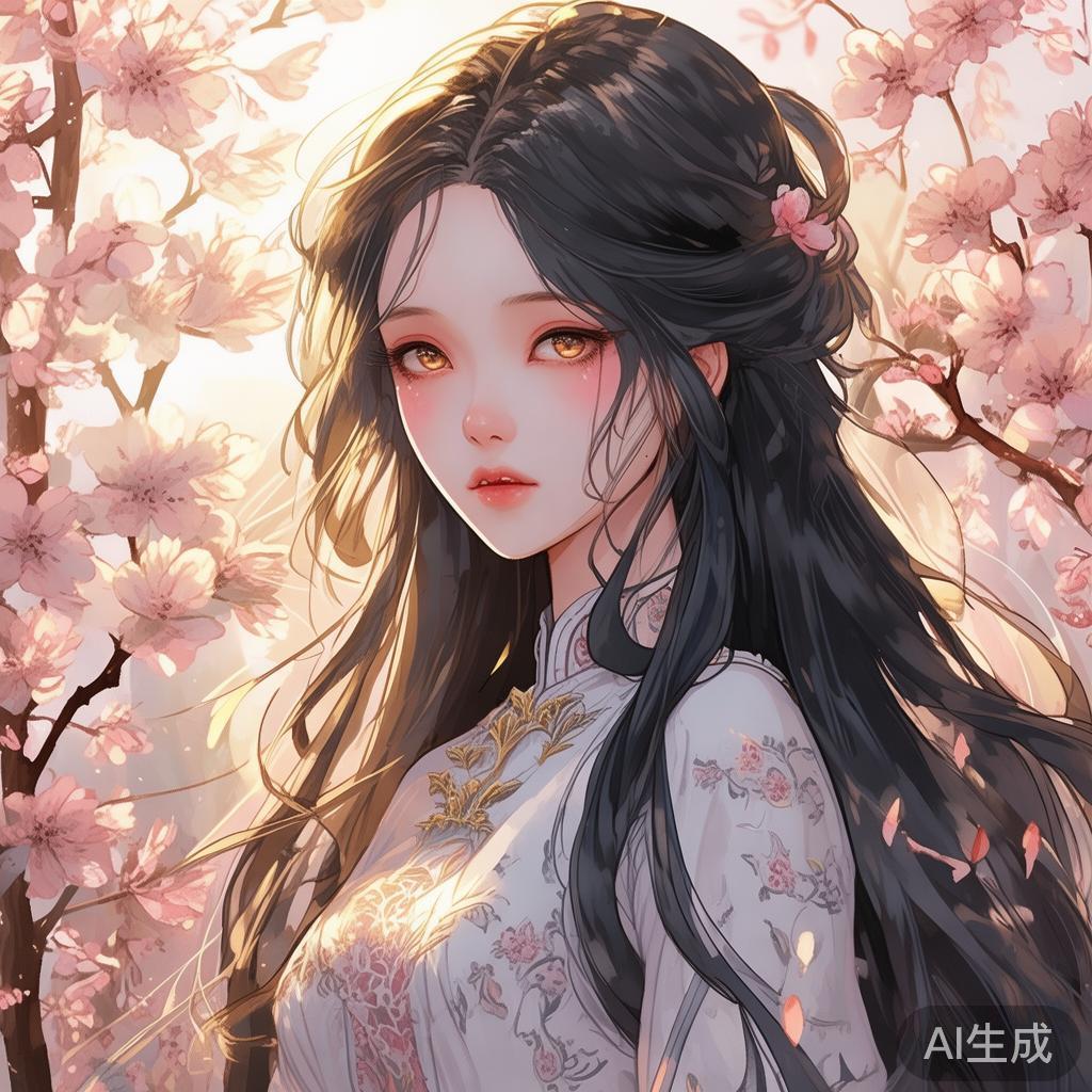 卡通素描林黛玉唯美图片