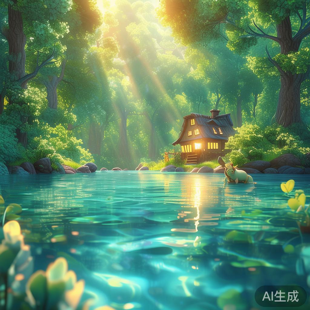 清新动漫风背景图片