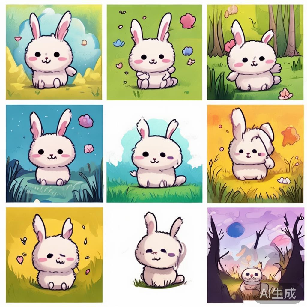 萌系阿狸简笔画图片大全